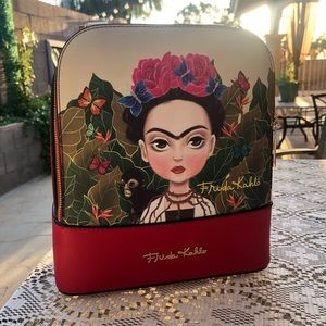 *SOLD* Authentic Red Frida Kahlo Mini Backpack